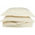 Superior  Egyptian Cotton 1000 Thread Count Solid Duvet Cover Set  King/California King-Ivory 1000KCDC SLIV